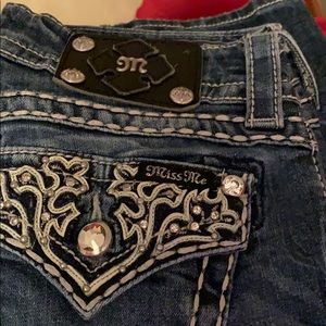Miss me cropped jeans